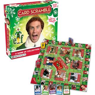 Aquarius Elf Card Scramble Board Game - Great Family Fun - Alder 12+ - Fun Family Party Game for Tweens Teens & Voksne - Underholdende spil Night