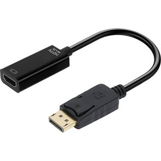 HDMI til mini DisplayPort adapter - sort