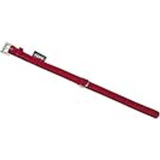 Læderhalsbånd SOUTH - L-XL: 60 cm (50-58 cm) - 28/32 mm - Grøn