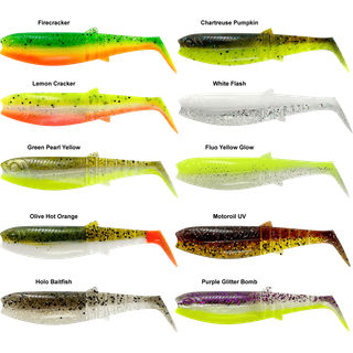 Savage Gear Cannibal Shad Chartreuse Pumpkin 9g 10 cm