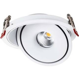 V-Tac 30W indbygningsspot, CCT - 3 lyskulører, Hul: Ø18 cm, Mål: Ø20 cm, 3i1, RA90, hvid kant, 230V - Dæmpbar : Ikke dæmpbar, Kulør : 3-i-1