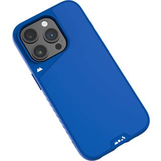 MOUS -sag til iPhone 15 Pro Max MagSafe kompatibel - ubegrænset 5,0 - Atlantic Blue - Beskyttende iPhone 15 Pro Max Case - ShockProof Phone Cover