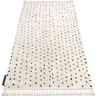 Tæppe BERBER SYLA B752 prikker fløde kvaster berberi Marokkansk shaggy 160x220 cm