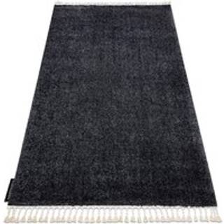 Tæppe BERBER 9000 grå kvaster berberi Marokkansk shaggy 140x190 cm
