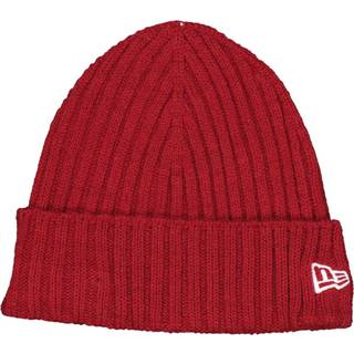 New Era Short Rib Dark Red Cuff Knit Beanie Hat adult unisex Red adult unisex Red adult unisex Red adult unisex Red adult unisex Red adult unisex Red - Osfm