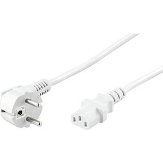 Apparatkabel C13 Hvid - 2 m