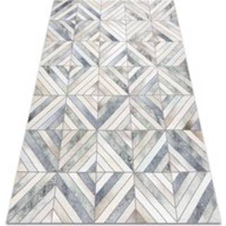 Tæppe PATCHWORK 21721 beige / grå - Kohud, geometrisk 120x170 cm