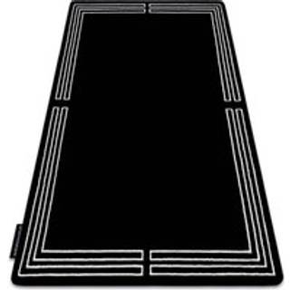 Tæppe HAMPTON Chick Ramme sort 120x170 cm