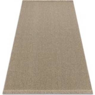 Uldtæppe VILLA 8986/69500 Enkelt farve SIZAL, fladvævet mørk beige 80x150 cm