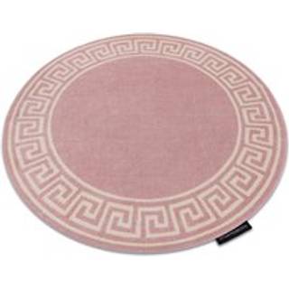 Tæppe HAMPTON Græsk hjul lyserød cirkel 160 cm