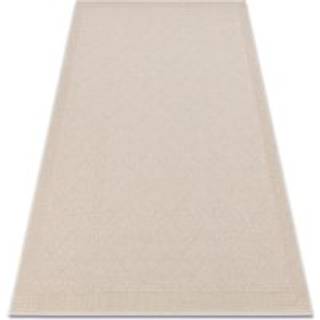 Uldtæppe VILLA 7636/68200 Zigzag SIZAL, fladvævet beige 120x170 cm