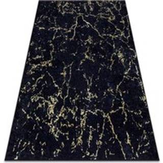 MIRO 52003.803 tæppe skal vaskes Marmor skridsikker - sort 200x290 cm