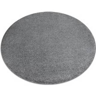 TÆPPER hjul INDUS grå 95 glat, mélange cirkel 100 cm