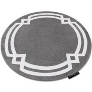 Tæppe HAMPTON Lux hjul grå cirkel 160 cm