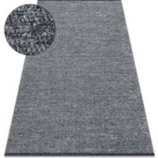 Tæppe FLORENCE 24021 Ensfarvet, glamour, fladvævet, frynser - havets farve 195x290 cm