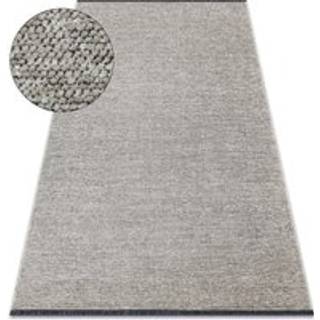 Tæppe FLORENCE 24021 Ensfarvet, glamour, fladvævet, frynser - beige 175x270 cm