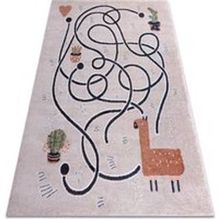 Tæppe FUN Game til børn, vildt, lama beige 120x170 cm