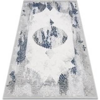 Tæppe ACRYL VALS 5040 Overdubbed ornament blå / grå 80x100 cm