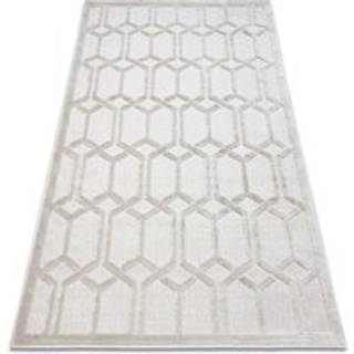 Tæppe SANTO OVERRASKNING SISAL 58385 Ruta, geometrisk beige 200x290 cm