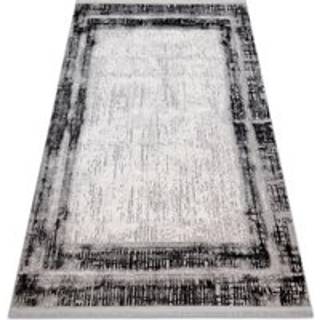 Tæppe moderne TULS 51235 Vintage, vasket, ramme antracit 140x190 cm