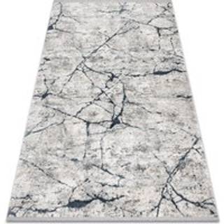 Fortovet moderne TULS 51320 marmor elfenben / blå 160x220 cm