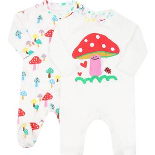 Stella McCartney Kids Baby set of 2 printed cotton onesies - multicoloured - M 12