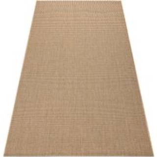 Sisaltæppe SISAL FLOORLUX 20580 glat, forenet, enfarvet - natural / coffee 60x110 cm