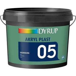 DYRUP Vægmaling Akryl Plast Glans 05 10 liter - 10 liter - Ral 9010