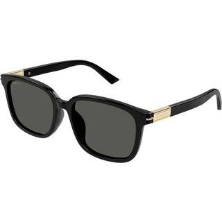 Gucci Mand GG1505SK 001 Solbriller Acetat Sort Grå Firkantet