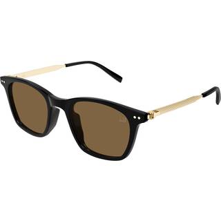 Dunhill DU0092S Asian Fit 002 50 Solbriller Mænd Black - Black - 50mm
