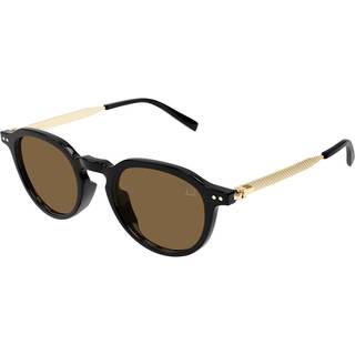 Dunhill DU0091S Asian Fit 002 48 Solbriller Mænd Black - Black - 48mm