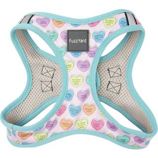 FuzzYard Step-In-Harness - Candy Hearts / XL