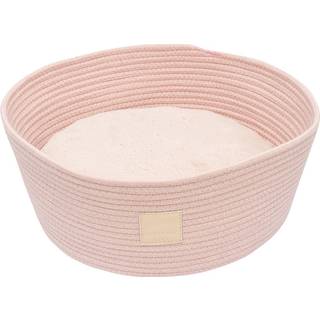 FuzzYard Life Rope Basket Bed Soft Blush