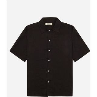 Banks Linen Shirt - Black - XXL
