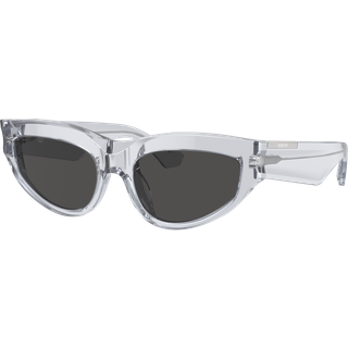 Burberry BE4425U 382587 55 Solbriller Kvinder Grå - Transparent Grey - 55mm