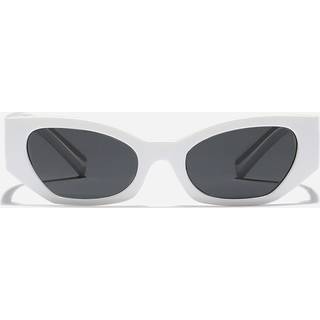 Dolce & Gabbana Børn DX6003 331287 Solbriller Injiceret Hvid Grå Cat Eye Normal