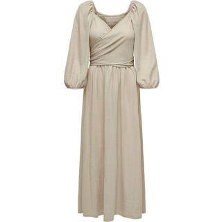 JDY - Beige - Jdybirdie 3/4 3-Way Midi Dress Jrs - X-Small