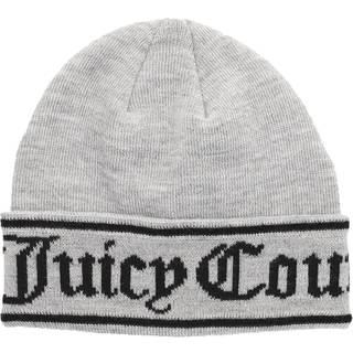 Ingrid Flat Knit Beanie Silver Marl (One Size)