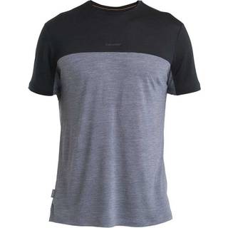 Icebreaker Merino 125 Cool-Lite Sphere III S/S CB Merino-shirt Herrer størrelse S farve grå