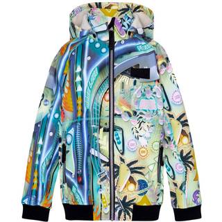 Molo Cloudy Softshell Jakke Pinball 104cm Softshell Grøn  104 cm  Unisex