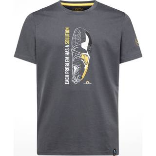 La Sportiva Solution T-shirt Herrer størrelse M farve grå/blå