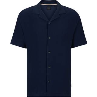BOSS Powell 129 Short Sleeved Shirt Blue