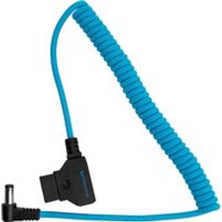 KONDOR BLUE D-TAP TO DC RIGHT ANGLE COILED - BLUE