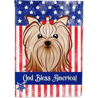 """" Caroline's Treasures BB2134GF Yorkie Yorkshire Terrier Garden Flag Lille multicolor """"