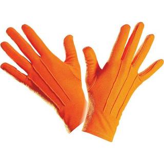 Orange korte handsker