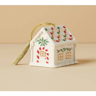 Lenox 896108 Holiday Accent Gingerbread House Ornament Christmas