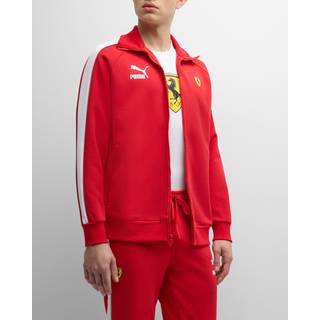 PUMA MENS Scuderia Ferrari Race MT7 Track Jacket Rosso Corsa-SS24 XX-Large USA