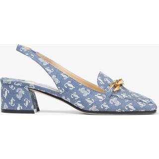 Jimmy Choo Diamond Tilda 45 denim slingback pumps - blue - EU 35.5