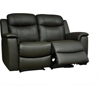 2-personers afslapningssofa EVASION i læder - Sort