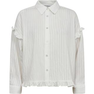 Co Couture SelmaCC Frill Shirt White 35368